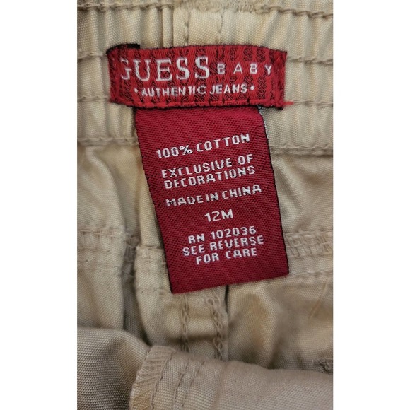 Guess Baby Khaki Pants- Size 12 Months - Picture 3 of 4
